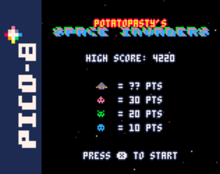 Pico-8 Invaders Cover